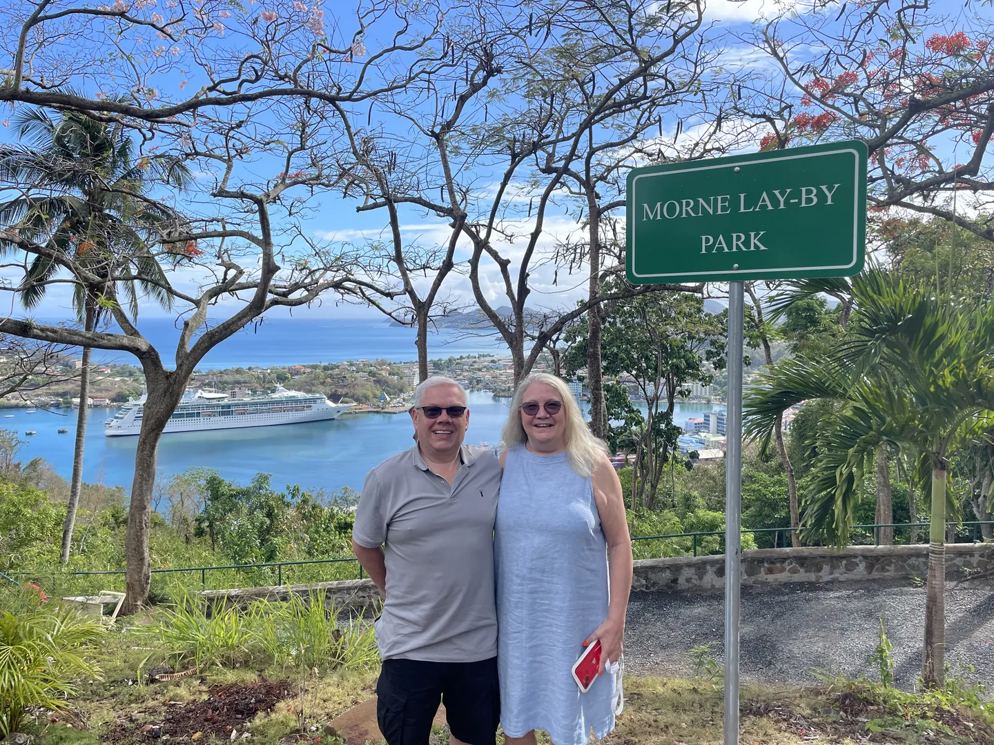 Couple at Morne Fortune, Saint Lucia